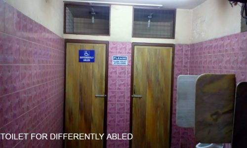 TOILET FOR DIFFERENTLY ABLED