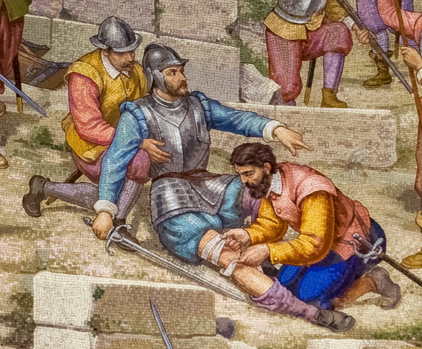 A picture containing text, person, stone, several

Description automatically generated